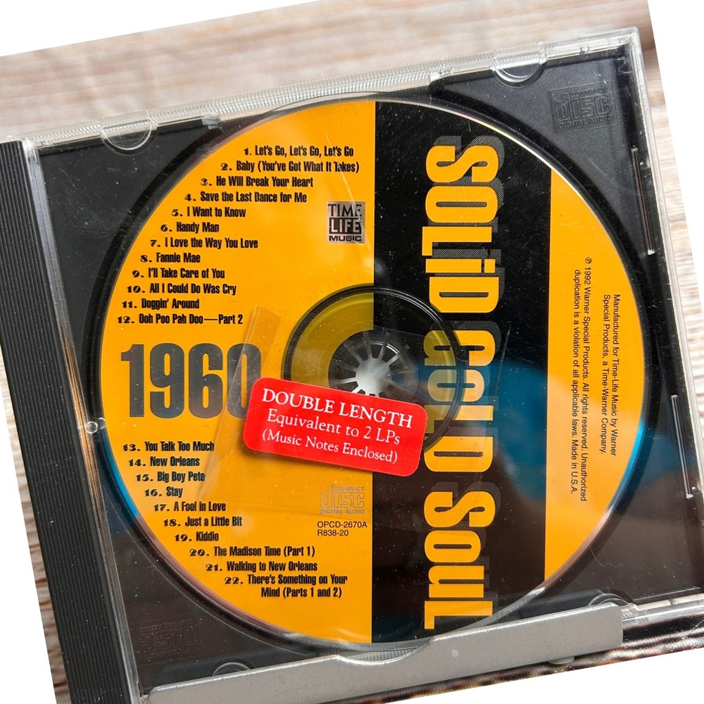 Time‎ Life Solid Gold Soul 1960 CD Compilation Various Artists R&B Oldies